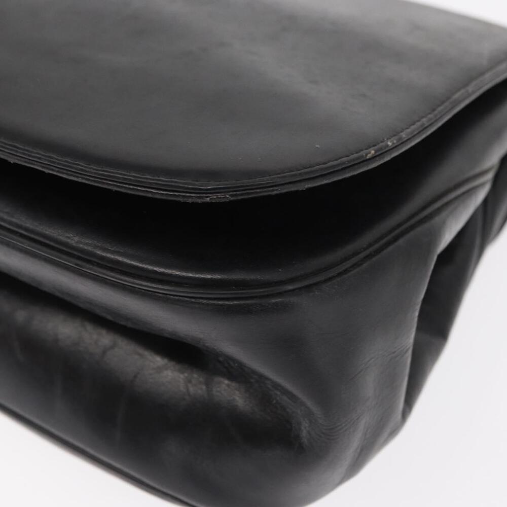 Christian Dior Hand Bag Calf Skin 2way Black Silver Auth 160958 - Picture 15 of 16